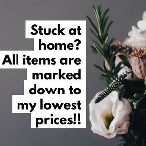 All items posted on Sale through March